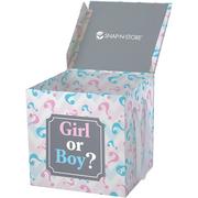 Large Pink & Blue Gender Reveal Box